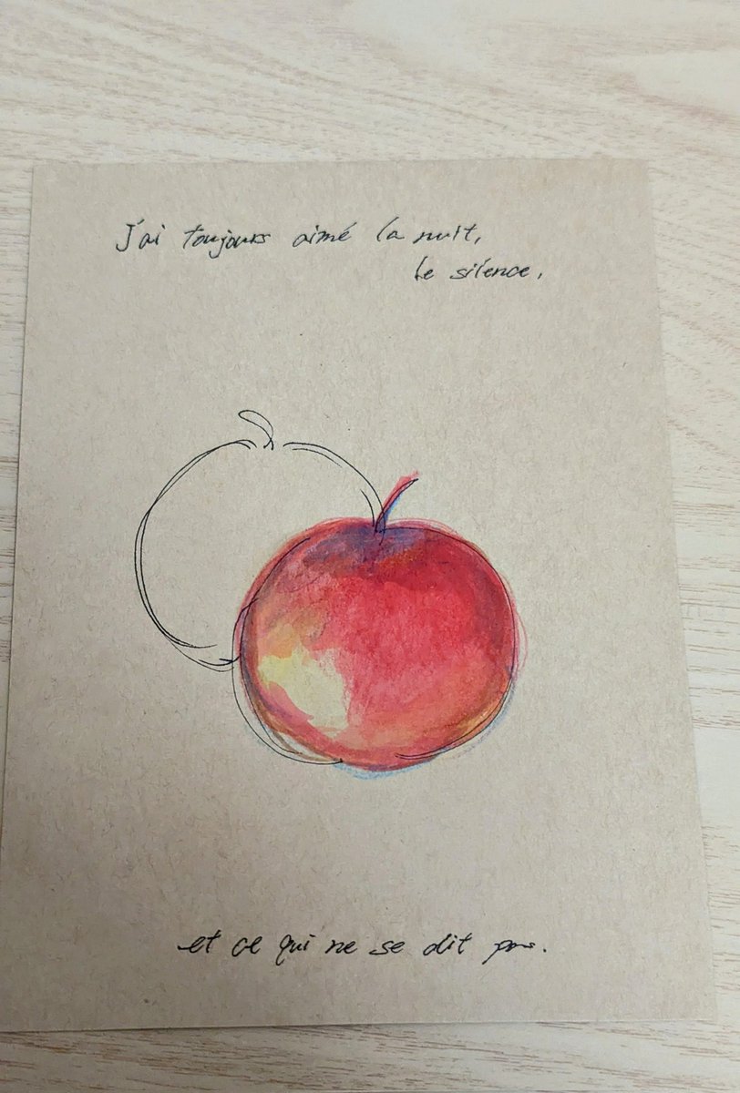 _cape13's tweet image. なんか素敵に描けました🍎