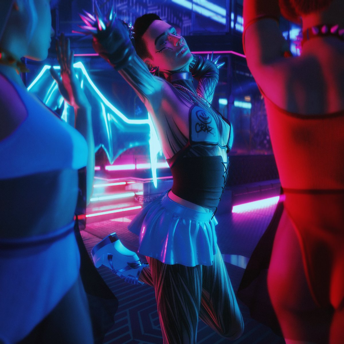 silvergonk's tweet image. Neon Nights

#Cyberpunk2077 #VirtualPhotography #VGPNetwork