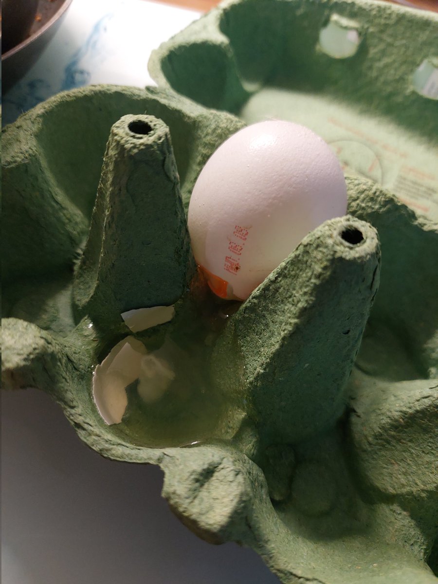 Guys my egg just cracked