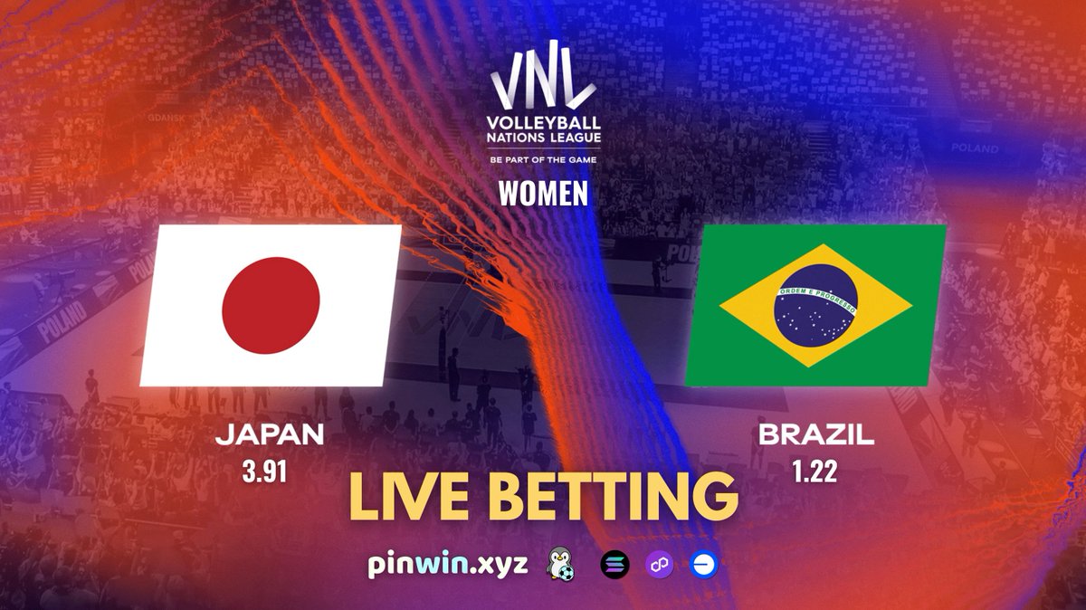 VOLLEYBALL NATIONS LEAGUE SEMIFINAL: Brazil vs Japan (W) 🏐 World powers  clash for Finals berth #2 Brazil meets #3 Japan in elite showdown TODAY |  20:00 CET Predict prematch or LIVE with $