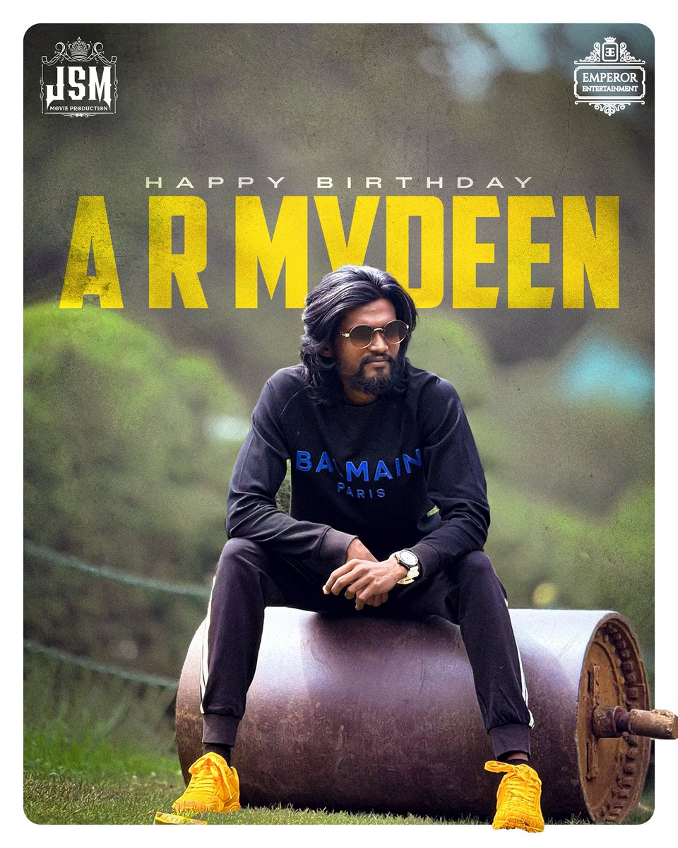 JSMMovieProdn's tweet image. Happy Birthday to our very own #ARMydeen brother🎉
Wishing you great health, happiness, and many more milestones ahead — both in life and cinema ♥️
#HappyBirthdayARMydeen #HappyBirthday