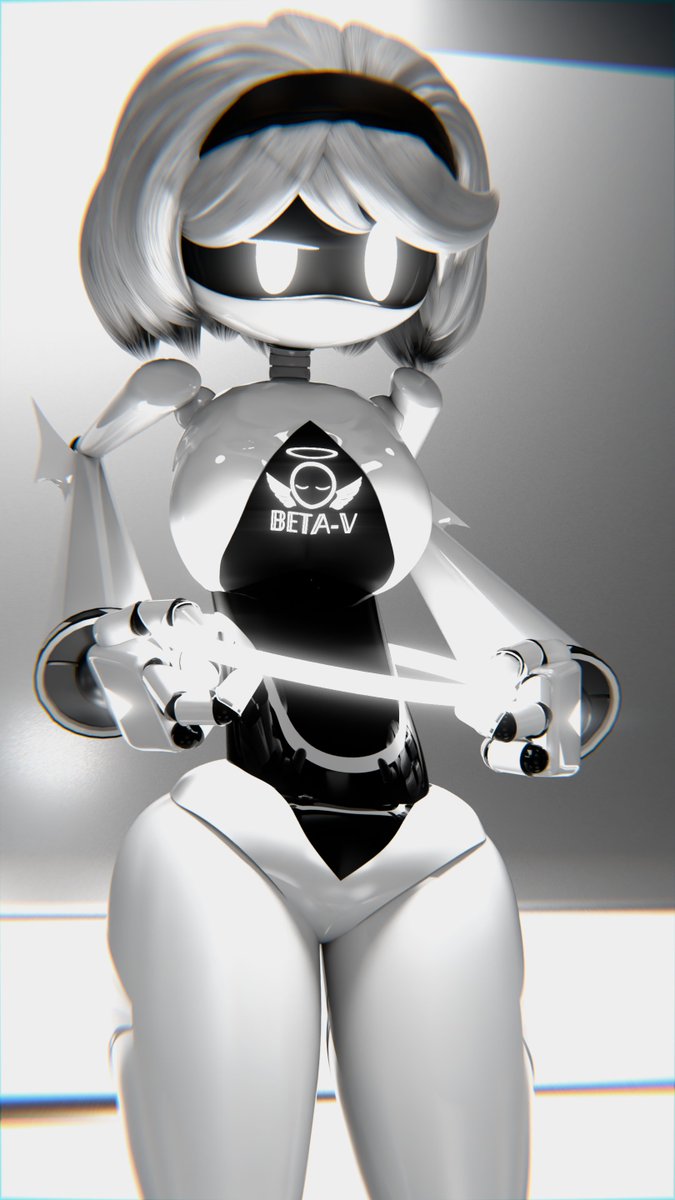 Magically, AEnd and Beta-V donned on a halo like a hoop

#BetaV #mdtvt #murderdrones