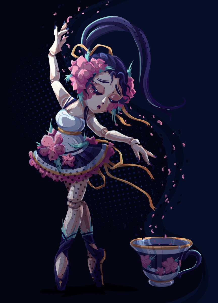 Squiiji_3D's tweet photo. a teacup inherited from my grandmom, it spins in it's saucer if any tea drips down into it ☕️
#DrawEverythingOC https://t.co/lBUSnptbjl