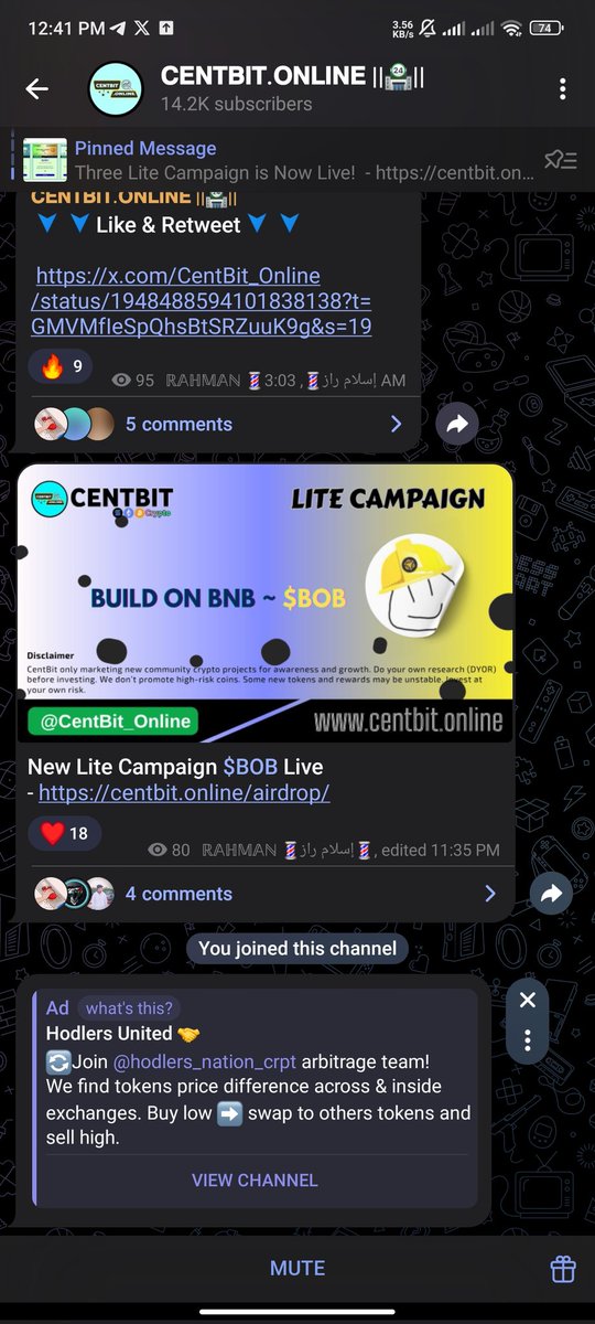 BtcRasel374's tweet image. done ✅ Let&apos;s see who is the winner 👀

@Uriah0123
@RedOnAvax
@Lorna68826968
@Anael1290
@n_a_h_i_n_k

#BSC : 0x792efC600cF6BC17AF557daeD24ad3D9019d23aF

#CentBit #Build_On_BNB #CryptoCampaign $BOB #Airdrop #Listing