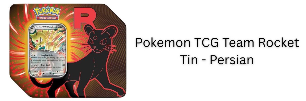 FastBreakCards's tweet image. Pokémon Trading Card Game: Team Rocket Tin - Persian #ad 

bit.ly/3IKXDjI