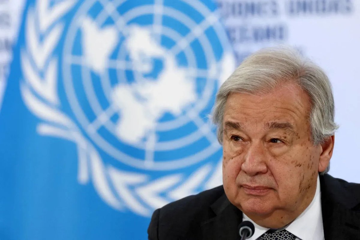 FilistindenSes's tweet image. 🇺🇳Birleşmiş Milletler Genel Sekreteri António Guterres:
👉🏽Gazze, insani bir krizden daha fazlasıdır; dünya vicdanını zorlayan ahlaki bir krizdir.
👉🏽Gazze'deki kriz hakkında konuşmaya devam edeceğiz, ancak sözler aç çocukları doyurmaz.