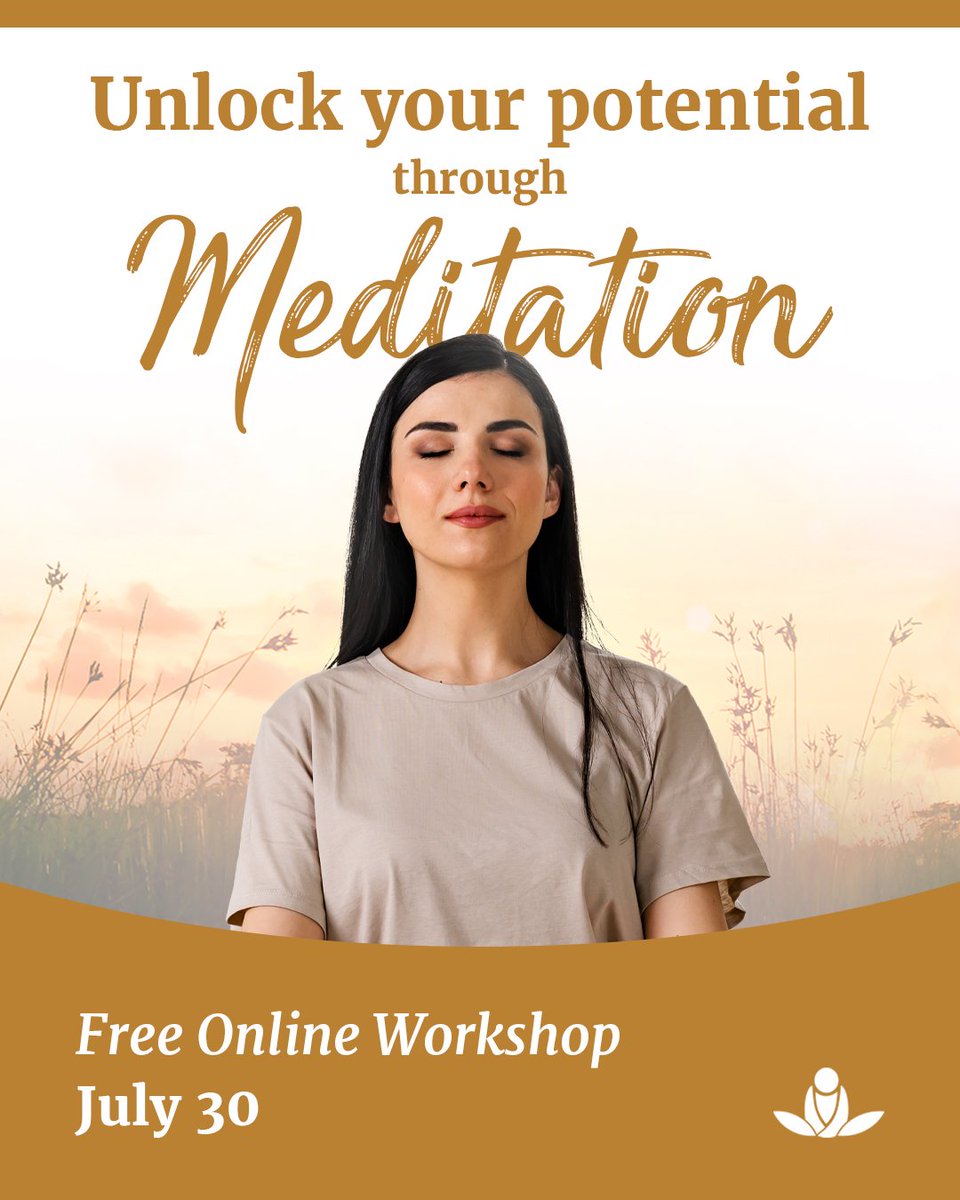 Give yourself a gift that could help you experience #peace &amp; #joy.

 #LearnToMeditate

Learn the technique of #SOSMeditation  &amp; watch how it transforms your life! Join this series of free online #meditation workshops:

sos.org/webinars/learn…

#Spirituality #ScienceOfSpirituality