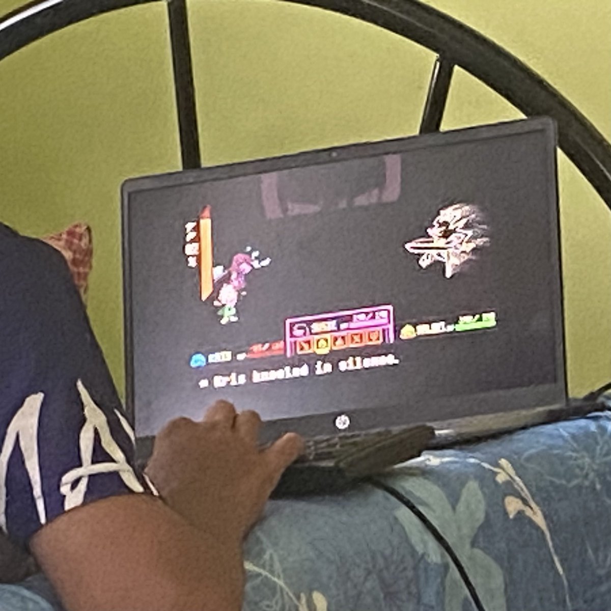 _kaii21's tweet image. go lil bro go (he reached the sword that locks in on you+spinning sword barrier part in his 2nd attempt im impressed)
