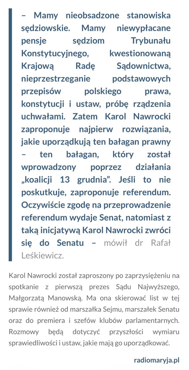 Kamil Zaradkiewicz (@zaradkiewicz_k) on Twitter photo Prezydent <a href="/NawrockiKn/">Karol Nawrocki</a> zapowiada przedstawienie projektu ustawy o naprawie wymiaru sprawiedliwości 👇🏼 Prezydent <a href="/NawrockiKn/">Karol Nawrocki</a> zapowiada przedstawienie projektu ustawy o naprawie wymiaru sprawiedliwości 👇🏼