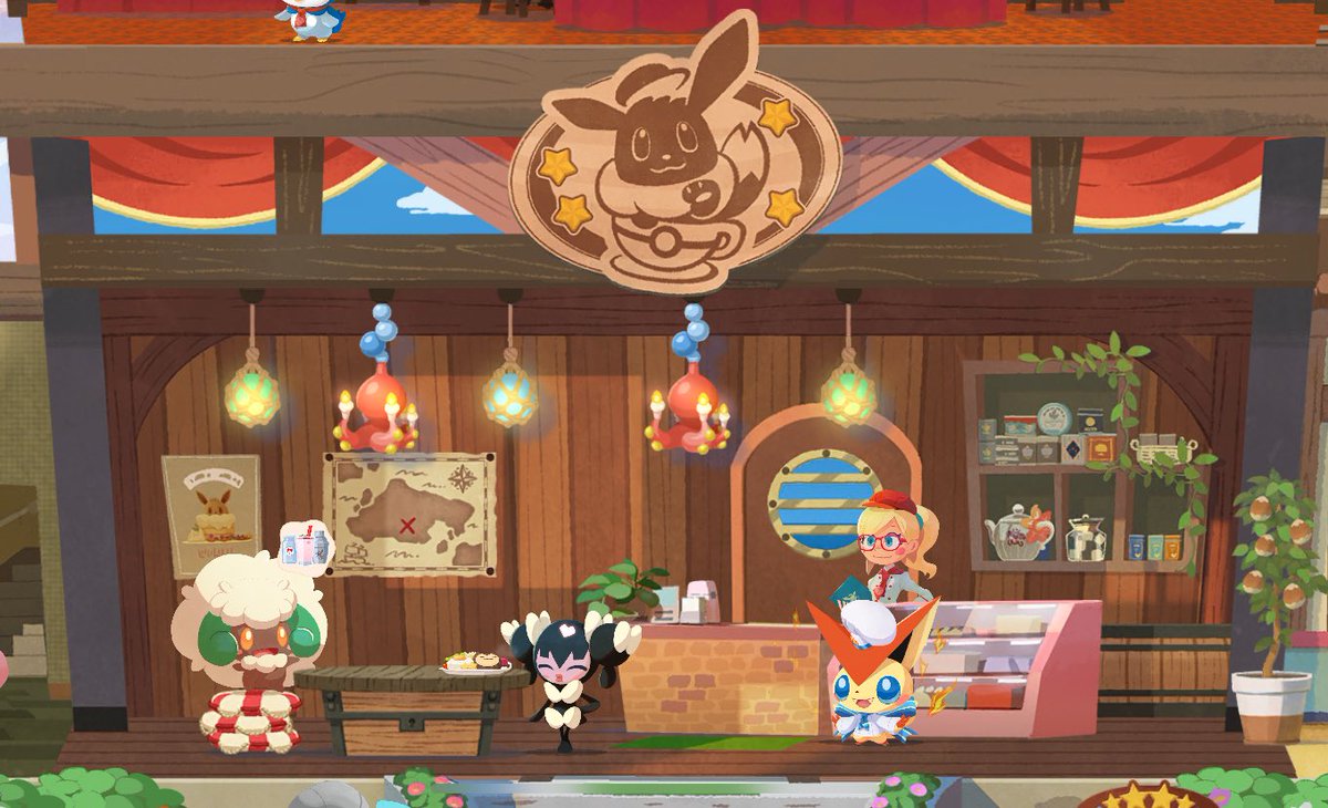 24_pikachu's tweet image. キャプテンラプラスほしくて久しぶりにポケまぜやってるんですけど、いつの間にか着せ替えできるようになってて神アプデしてる😳
オクタンのライト可愛すぎない!?
