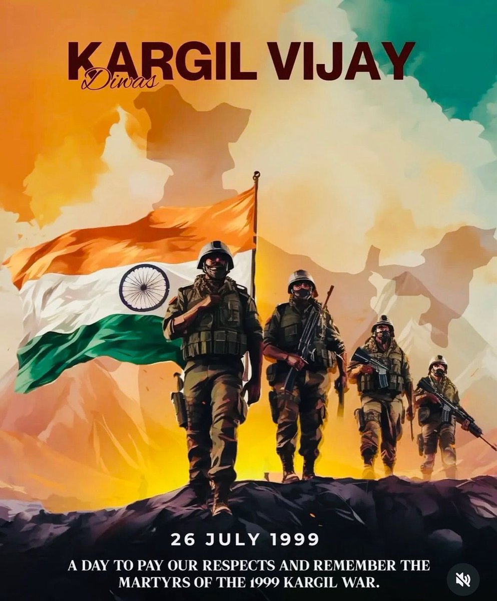 BhimROCKY's tweet image. Honoring the brave Kargil martyrs who sacrificed their lives for our nation. Their courage and valor will forever inspire us. 🇮🇳 #KargilVijayDiwas #indianarmedforces
#kargilwar1999 #AtalBihariVajpayee