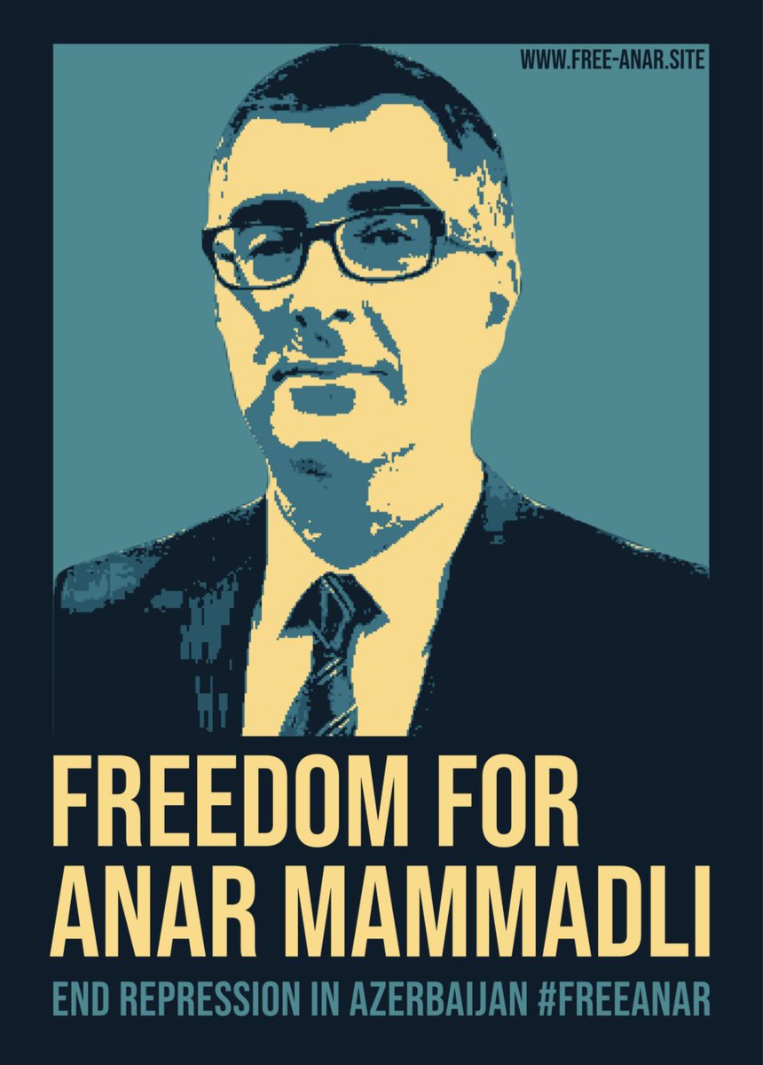 EndRepressionAZ's tweet image. 🎂 Today is Anar Mammadli’s 47th birthday
He should be celebrating with his son, family and friends — not spending it behind bars and standing trial on trumped-up charges, simply for his human rights work.
Anar has dedicated his life to building democratic institutions in…