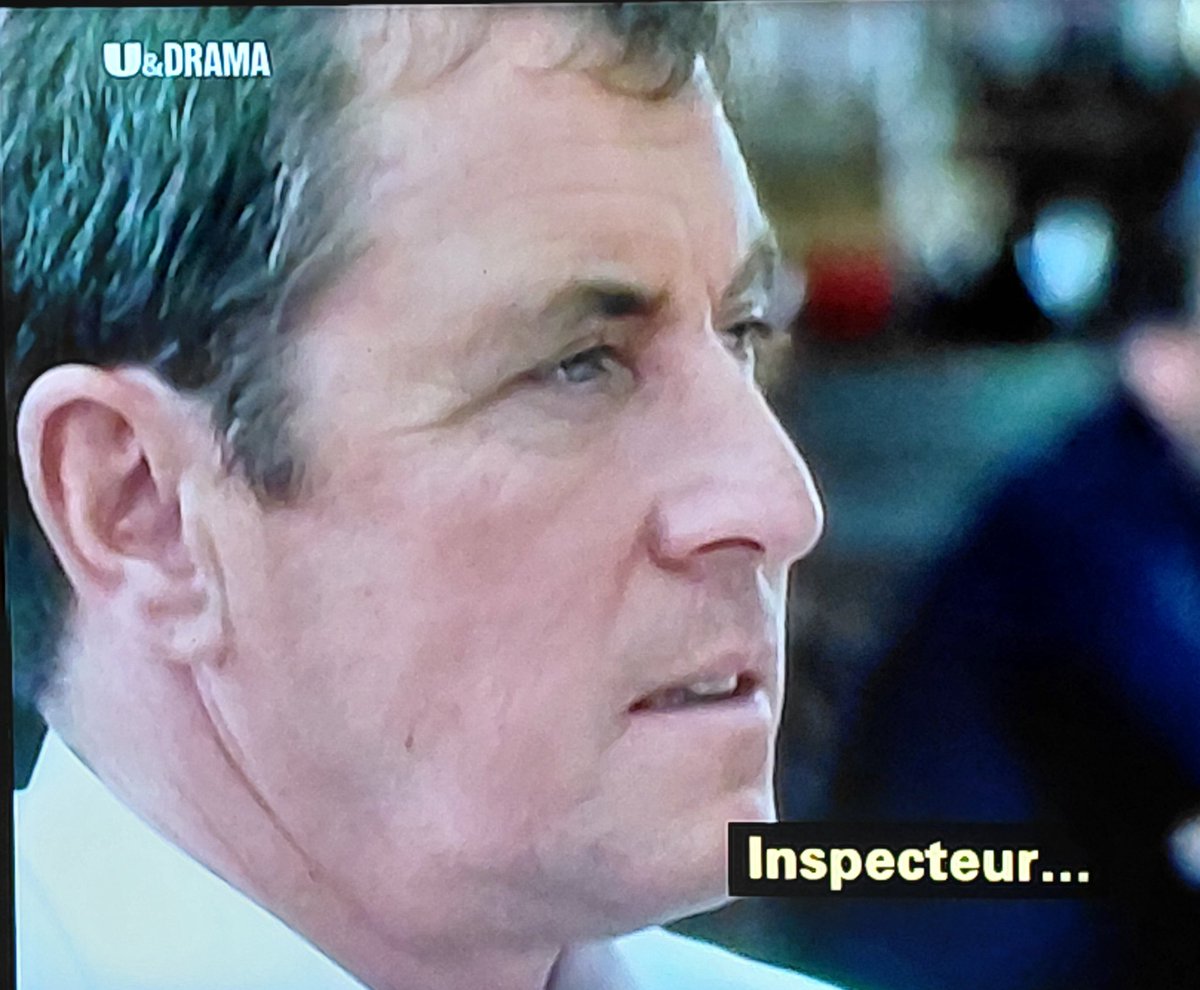 HXValley's tweet image. What with Mr Baxter from playing a French copper, the cultural appropriation on this episode of 'Bergerac' is off les charts.