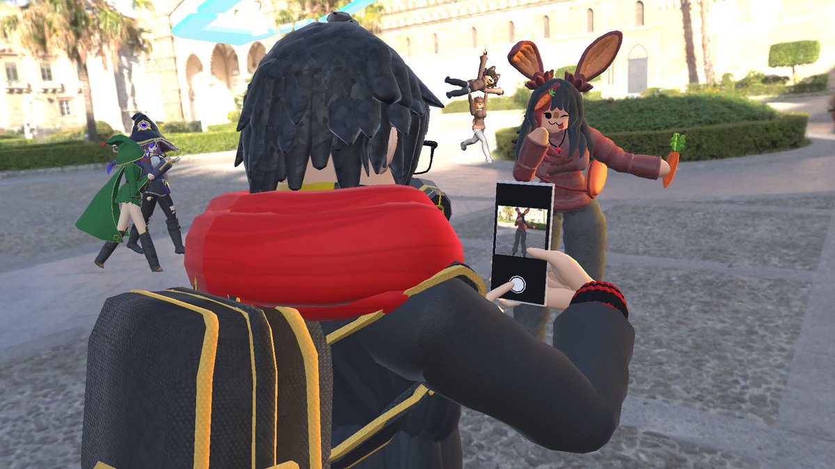 lol_o_nine's tweet image. Thanks everyone for 777 subs on Rec Room
Ts is another image I made today because why not
The bunny girl is RomanusCatusTheIII or just RomanCat on Rec Room, it's a remake of his model that I made.
#recroom #recroomvr #3dmodeling #VRChat