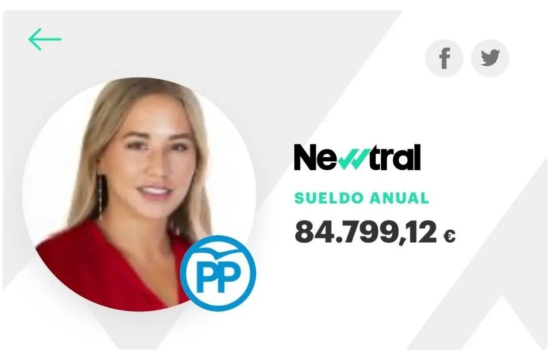 ecorepublicano's tweet image. La han pillado falseado el CV y ha “dimitido”. Si no la pillan, seguiría en su ficción y cobrando 84.799 euros brutos anuales de sueldo público.