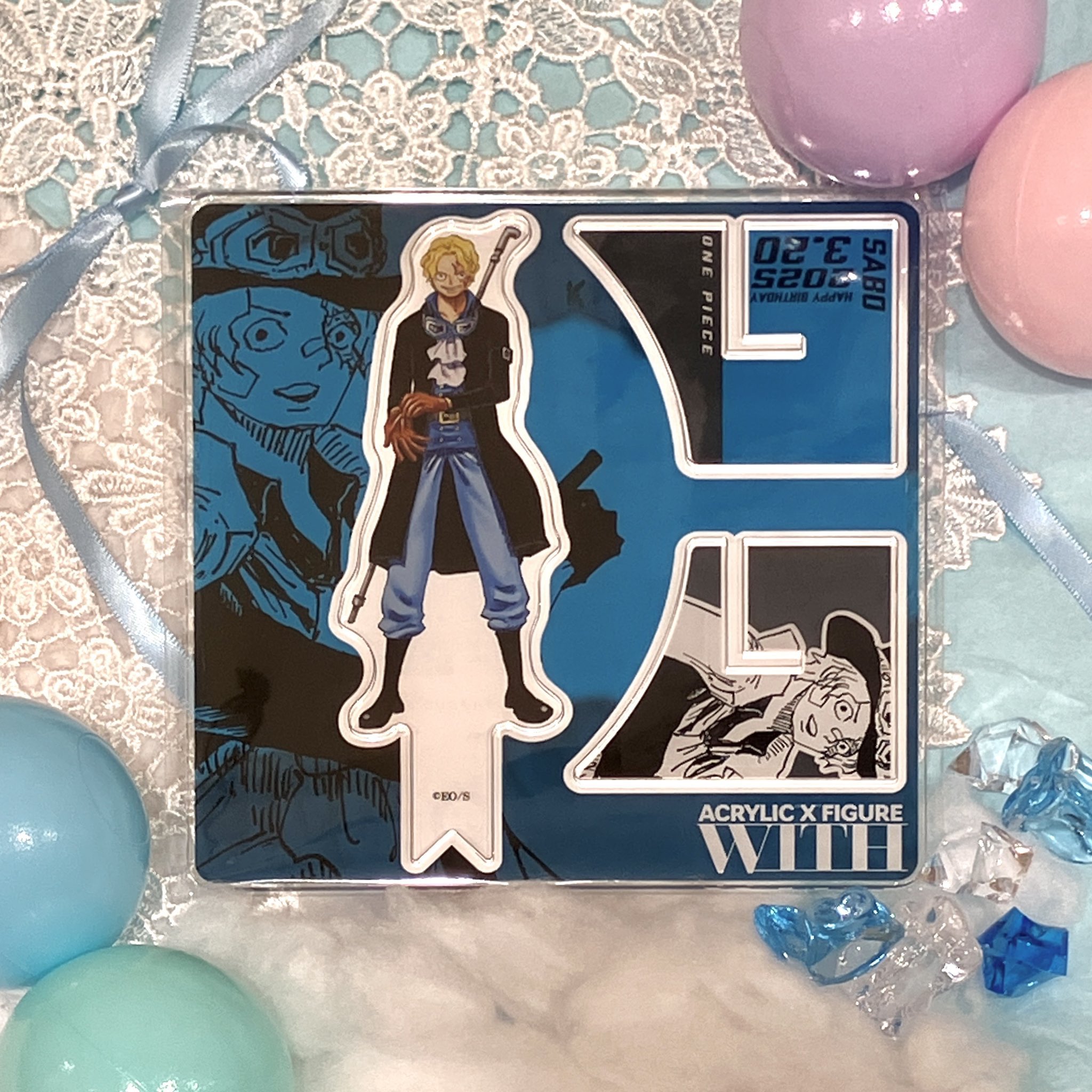 ONE PIECE アクリルマンション　特大ディスプレイボード　麦わらの一味 墨絵風タッチの麦わらの一味アクリルアートボードが新発売！本日