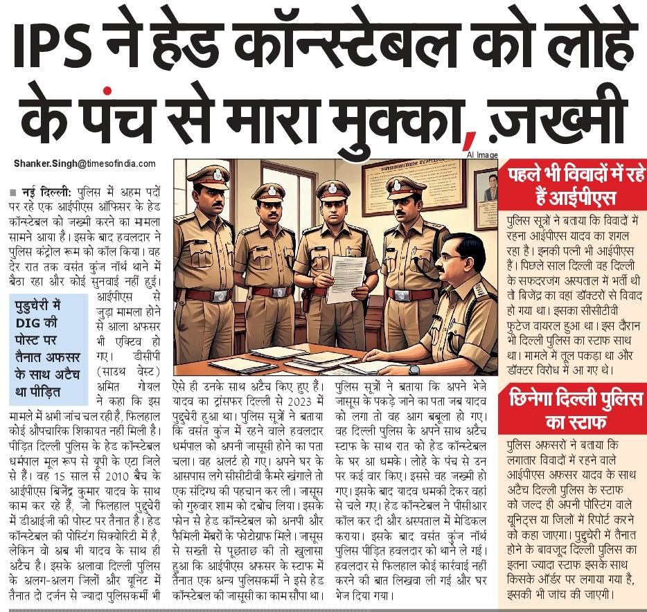 shankersingh5's tweet image. करीब 15 साल तक कारिंदा रहे हेड कॉन्स्टेबल की आखिर क्यों करवाई जा रही थी जासूसी? जब जासूस पकड़ा तो #IPS ने हेड कॉन्स्टेबल पर क्यों किया हमला? इन सवालों का जवाब @DelhiPolice को खोजने चाहिए! कई राज आएंगे बाहर! @CPDelhi