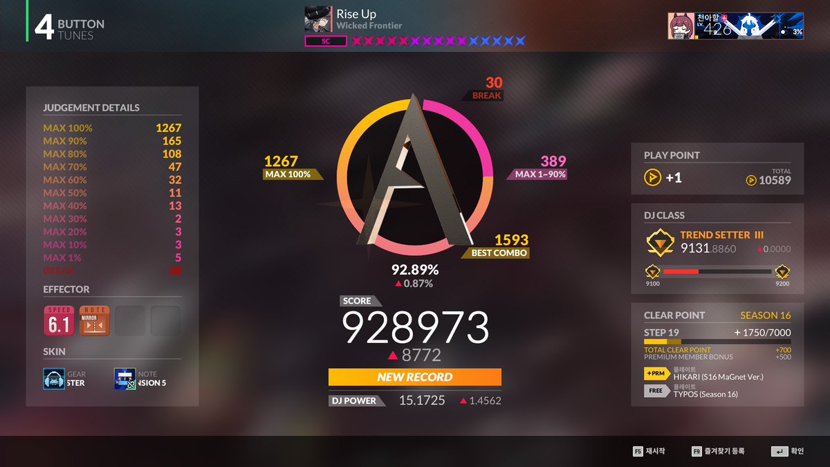 cheon_a_hal's tweet image. 다음엔 위키드프론티어 말고 피에르블랑셰 데려오세요
#DJMAX