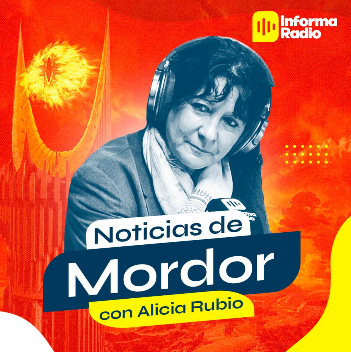 informaradio_'s tweet image. 🔴Noticias de Mordor con Alicia Rubio, todos los sábados a las 10:00🕒