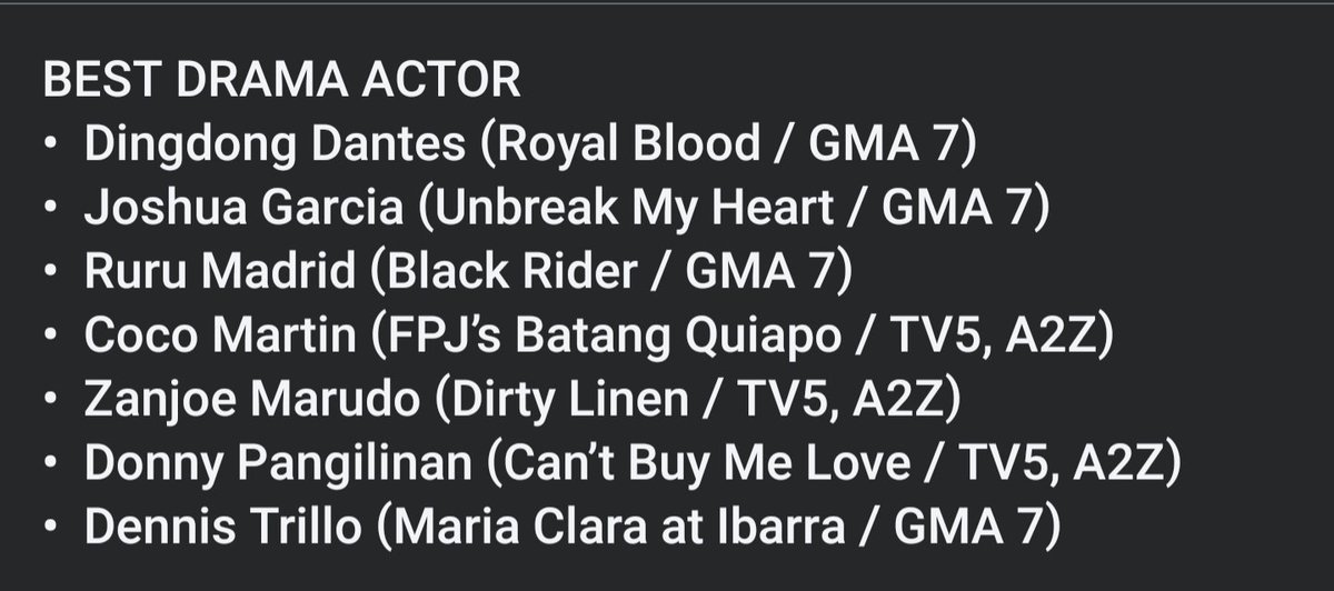 #DonnyPangilinan is nominated for Best Drama Actor at the 37th PMPC Star Awards for Television 🙏

So proud of you, Bingo!

facebook.com/share/p/1B49ir…
