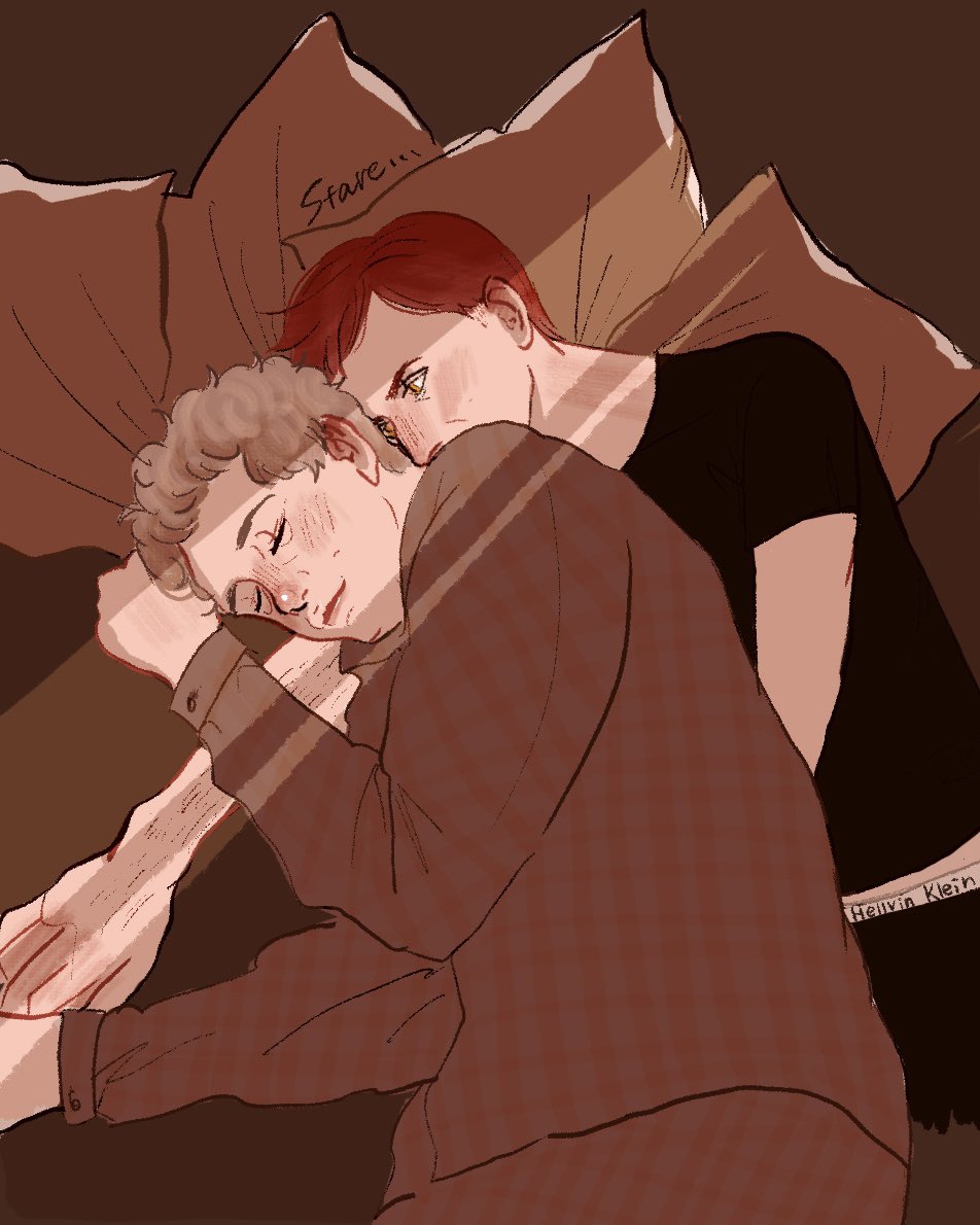A_good_lad's tweet image. Let’s stay like this until morning #GoodOmens #GoodOmensFanArt #Aziraphale #Crowley #aziracrow