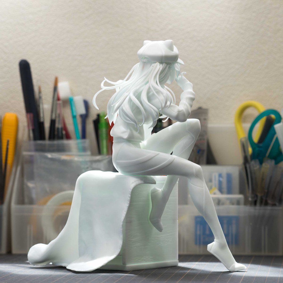 hiroroom5135's tweet image. VISPOさんのアスカに着手しました｡
フィギュアものは初めて｡
めちゃくちゃ楽しみ！
#VISPO #アスカ #エヴァ