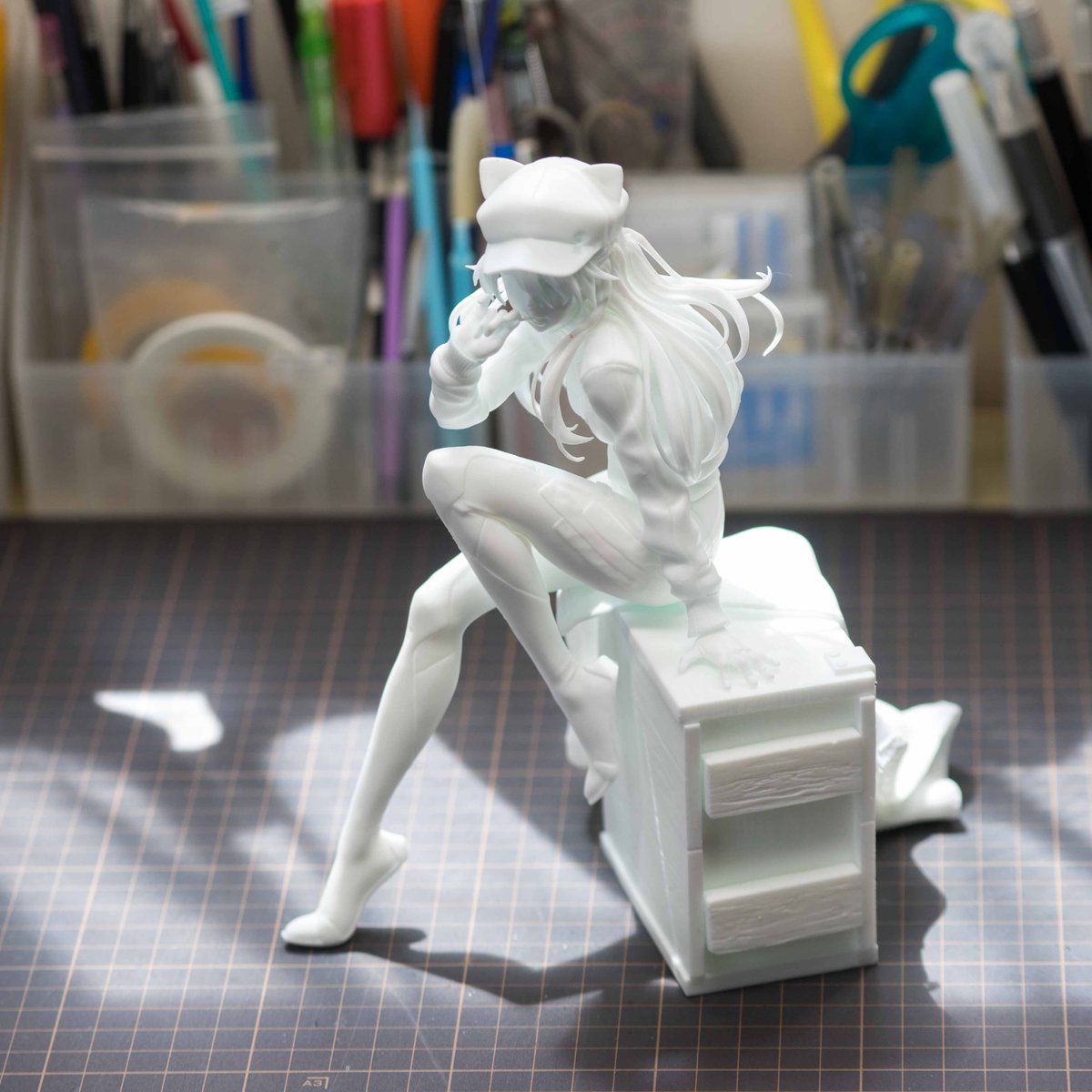 hiroroom5135's tweet image. VISPOさんのアスカに着手しました｡
フィギュアものは初めて｡
めちゃくちゃ楽しみ！
#VISPO #アスカ #エヴァ