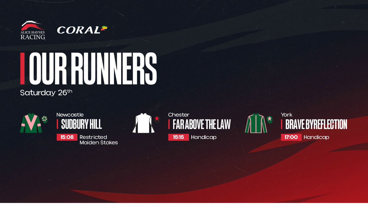 Three runners today 🏇🏻

#AHTeam