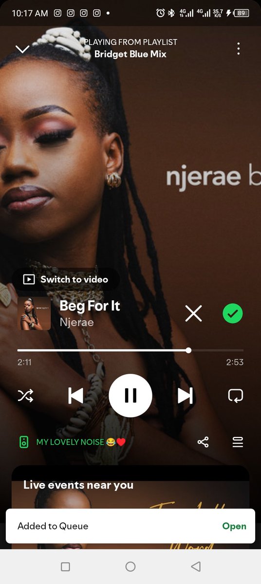 Njerae ate with this one