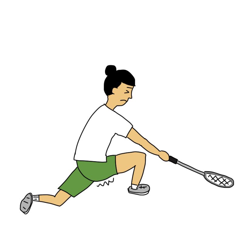 バトミントン選手
ハムの治療。挿絵
ラケット超難しい😓
