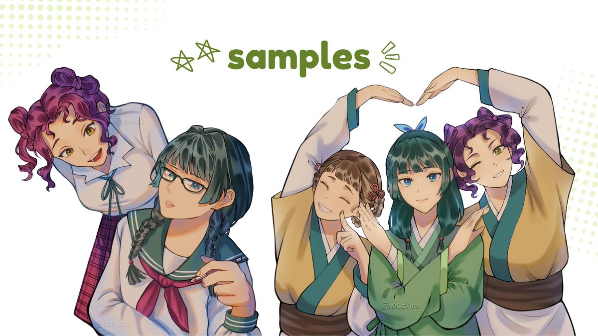 xuechini's tweet image. hi folks my commissions are finally open
please dm me to request (੭ ˊ^ˋ)੭
#commisionsopen #commissionsheet #commissionart #artph #digitalart