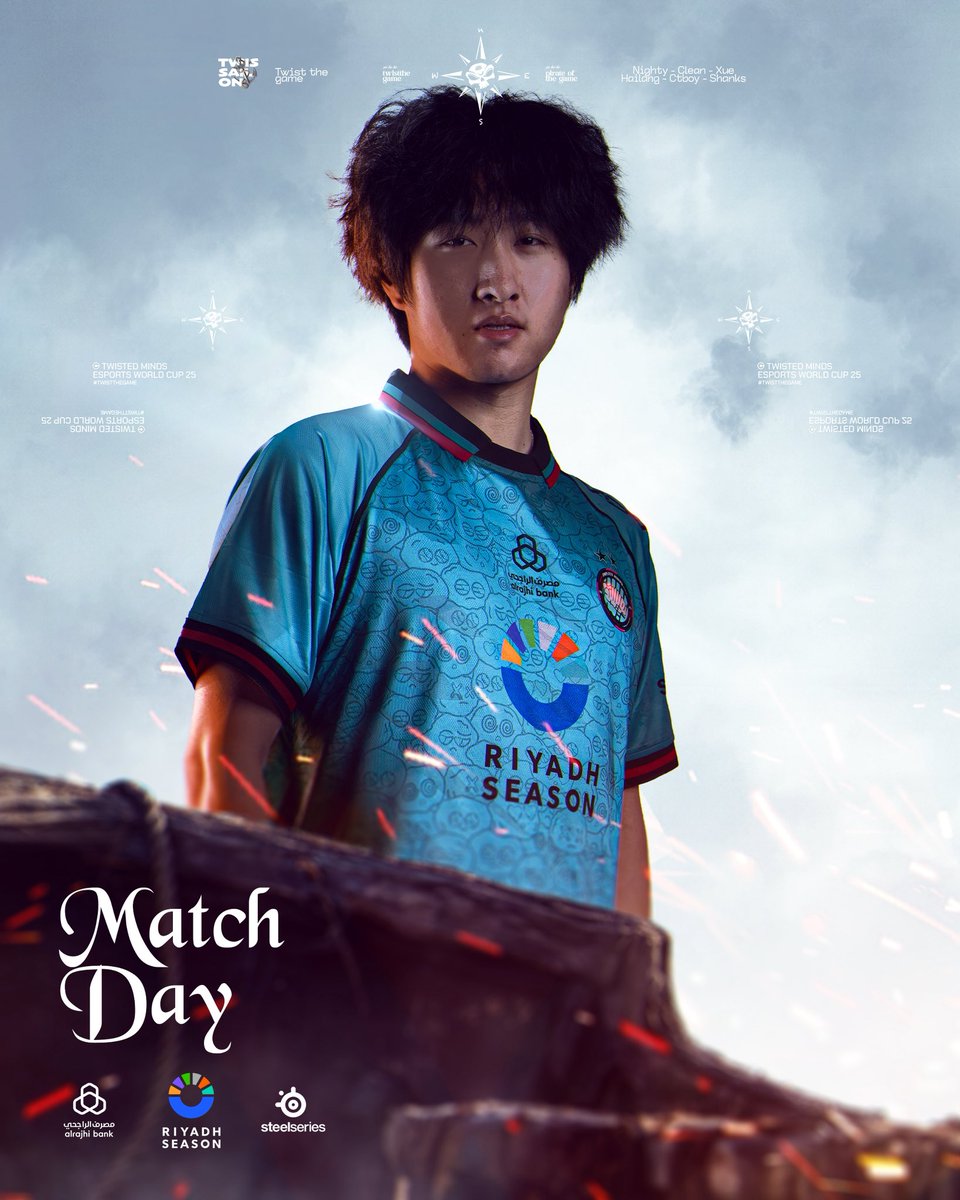 TwisMinds's tweet image. Last match of our KWC run at EWC
المباراة الأخيرة، تحديد المركز الثالث في كأس العالم لأونور أوف كينقز 🧠
Nova 🆚
⏰ 11:00AM KSA
#TwistTheGame #EWC2025