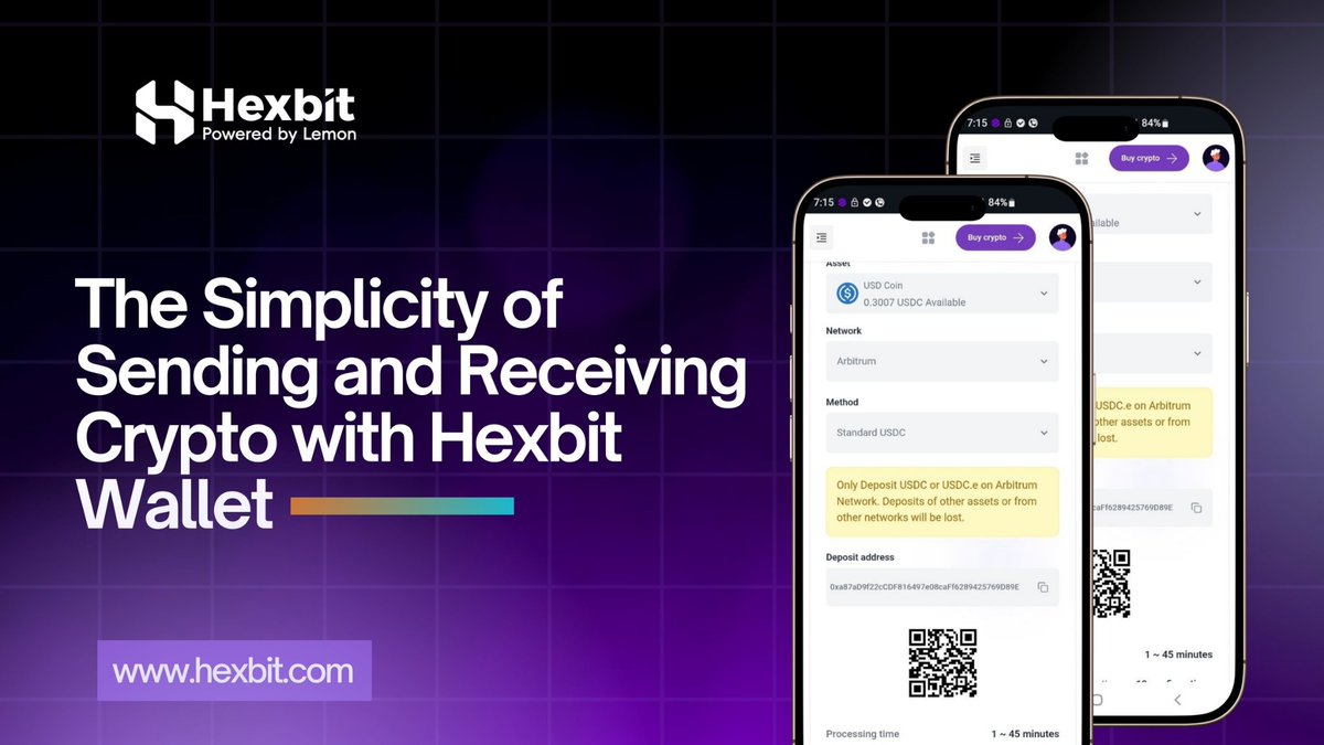 📣Forget complicated wallets with complex interfaces. Hexbit is built for ease; just scan, send and spend. Users don’t need to understand blockchain—they just need to know Hexbit works fast.

Whether paying for goods, splitting bills or supporting friends, Hexbit makes crypto