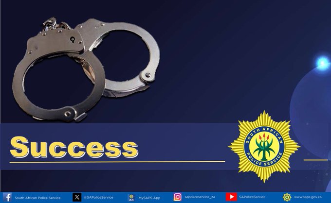 SAPoliceService's tweet image. #sapsEC A combined intelligence driven operation across Provincial borders led to the arrest of a suspect and the safe return of a kidnapped business man from Maletswai.
On 23/07 a vehicle was hijacked at Kwazakele in Gqeberha. Information was followed up and the vehicle was…