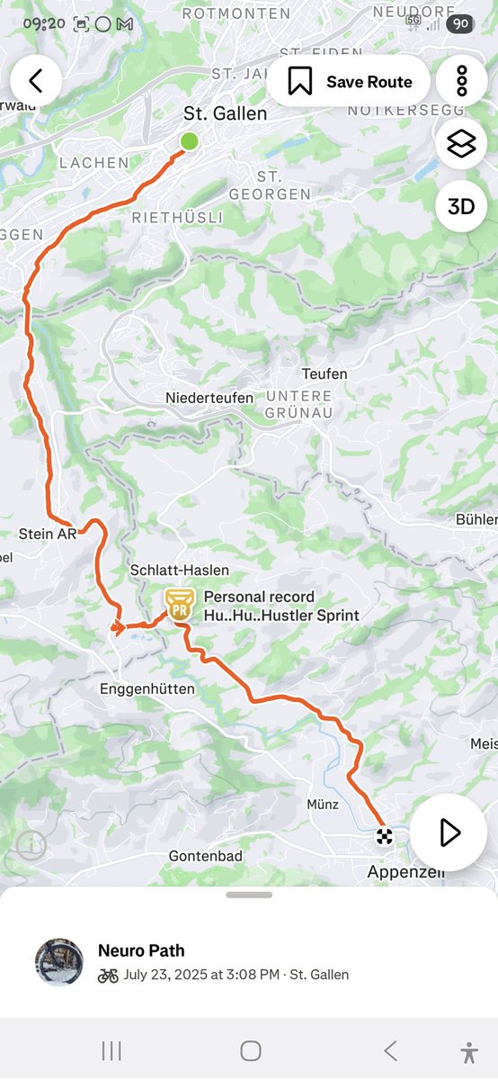 AdrianoAguzzi's tweet image. It gives me much satisfaction that I'm faster commuting Appenzell-St.Gall by bike than by train. Although in fairness you don't have to be Gino Bartali or Fausto Coppi to beat the Appenzeller Bahn😆