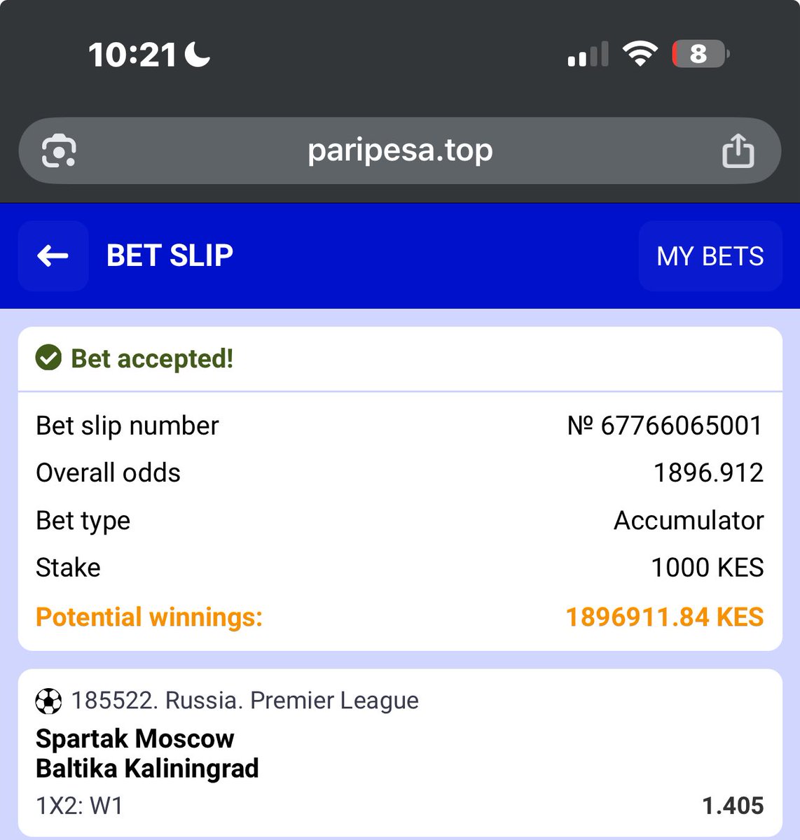 IamKimathiKE's tweet image. Today mega odds
Paripesa bet code : ZK47F
Load and wait to win