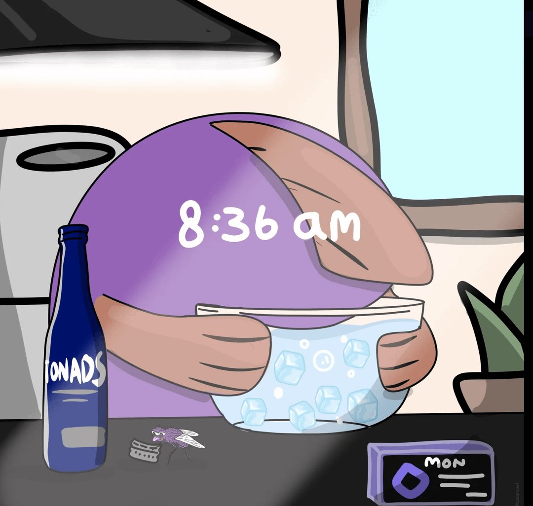 Somitonye's tweet image. Morning Routine:

Wake and say Gmonad 💜
Can I get a Gmonad this morning? 🥹💜