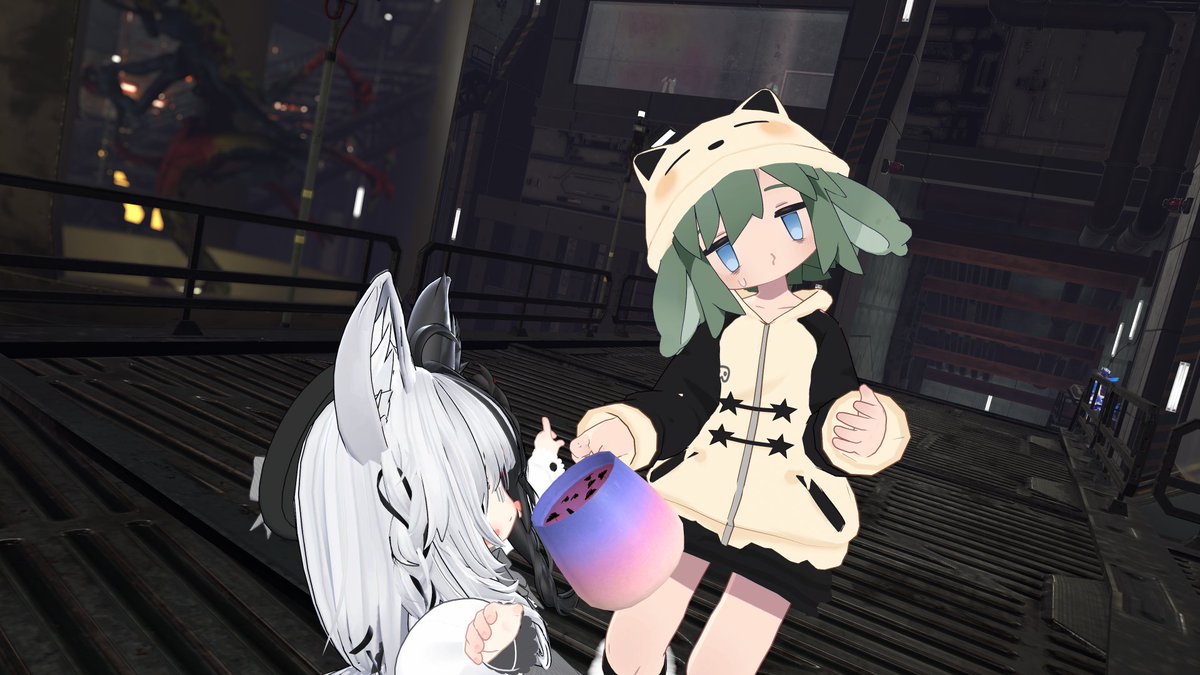 avr_nbr's tweet image. 世間はVketRealですがぼくはVketVirtual（トートロジー）を回ってました
これは昨日フレンドさんのVketインスタンスに無言勢として参加させてもらったところ
