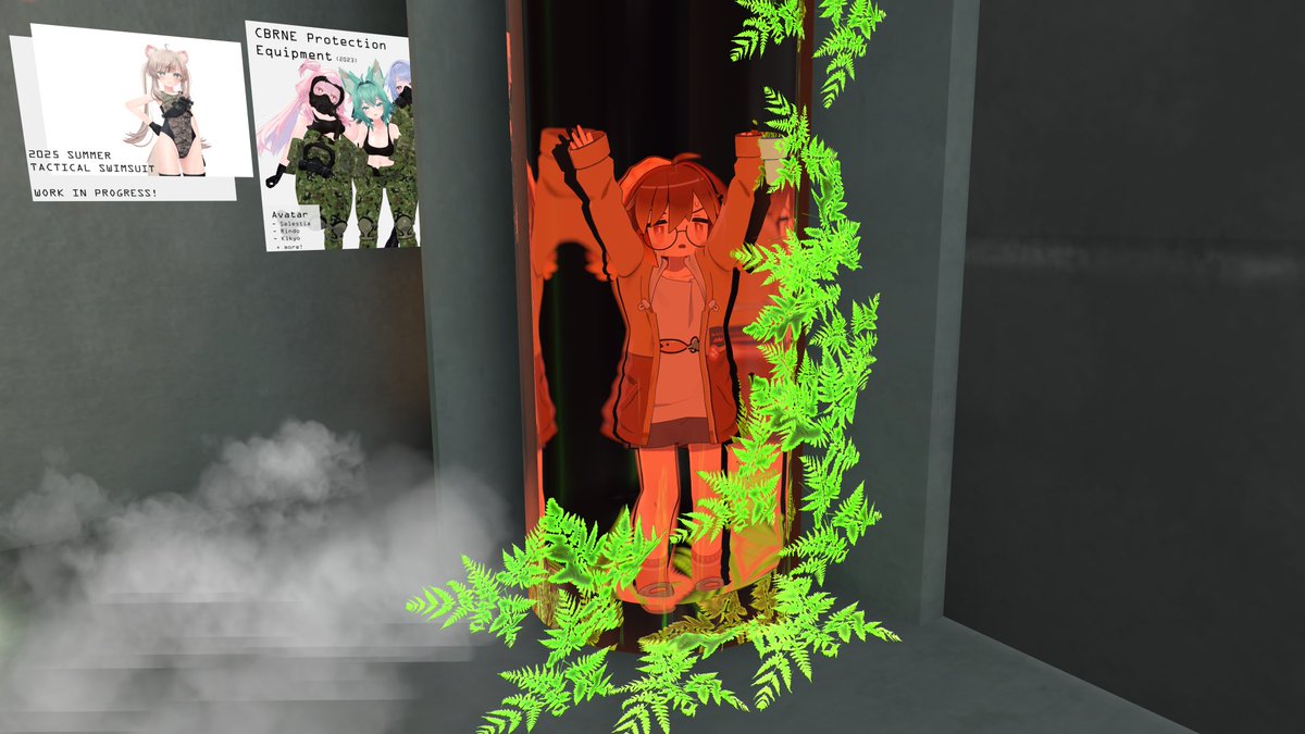 avr_nbr's tweet image. 世間はVketRealですがぼくはVketVirtual（トートロジー）を回ってました
これは昨日フレンドさんのVketインスタンスに無言勢として参加させてもらったところ