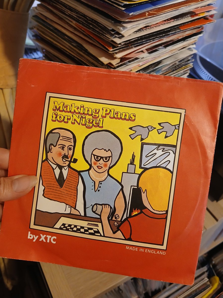 clairy_clairy8's tweet image. &quot;We&apos;re only making plans for Nigel.  He has his future in British Steel. We&apos;re only making plans for Nigel.  Nigel&apos;s whole future is as good as sealed, yeah. And if young Nigel says he&apos;s happy...&quot; ❤️#MakingPlansForNigel (1979) #XTC #NewWave Happy Saturday all!x ❤️
