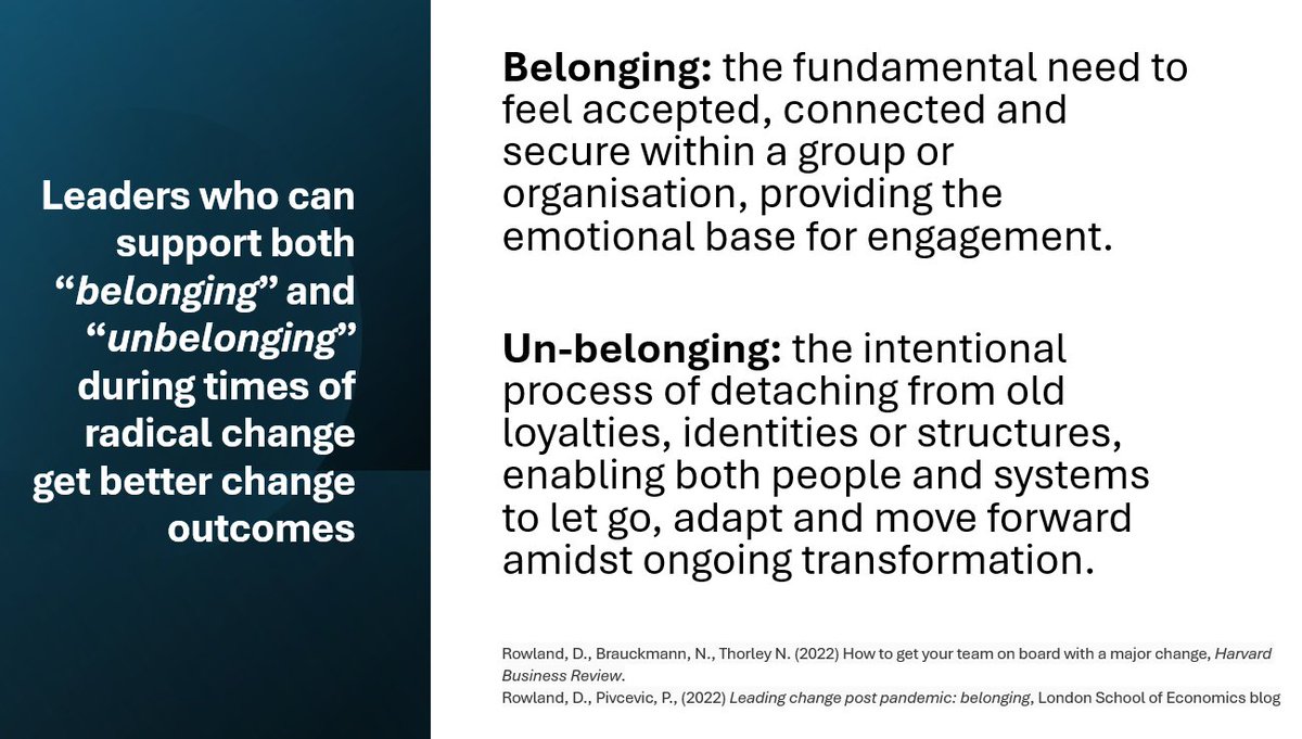 HelenBevan's tweet image. I’m continuing with the theme of not just managing new structures & processes in big system change but the need to work with deeper systemic forces at play. These are often emotionally driven. We ignore them at our peril.
Some of the most interesting work in this field comes from…