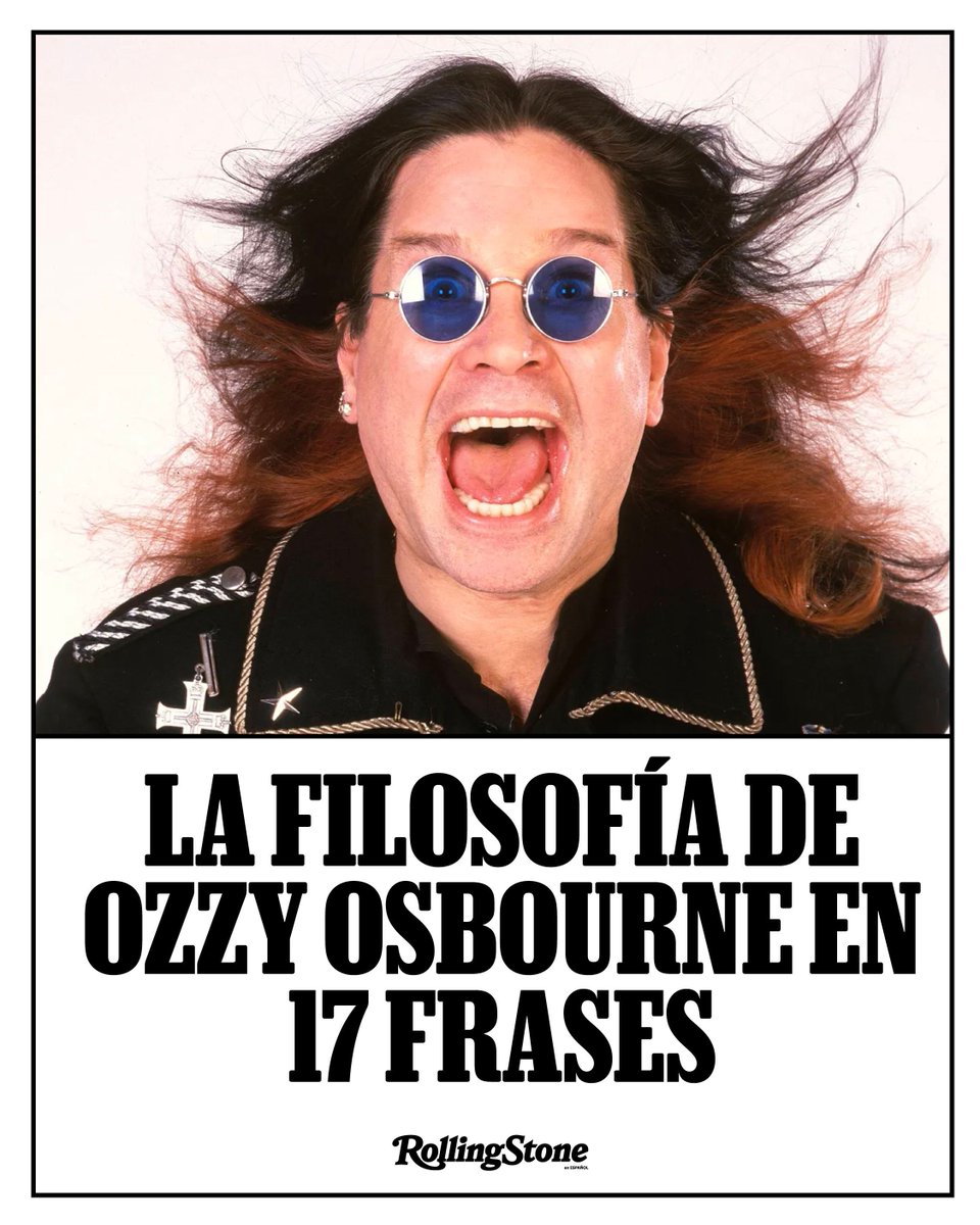 Rolling Stone en Español - ESPAÑA (@rollingstonees) on Twitter photo 🦇 Ozzy Osbourne no solo fundó el metal y protagonizó un reality, también dejó frases brutales, tiernas y sabias. Estas 17 lo resumen mejor que cualquier biografía. 👇 
#RollingStoneEnEspañol #Música
es.rollingstone.com/la-filosofia-d… 🦇 Ozzy Osbourne no solo fundó el metal y protagonizó un reality, también dejó frases brutales, tiernas y sabias. Estas 17 lo resumen mejor que cualquier biografía. 👇 
#RollingStoneEnEspañol #Música
es.rollingstone.com/la-filosofia-d…