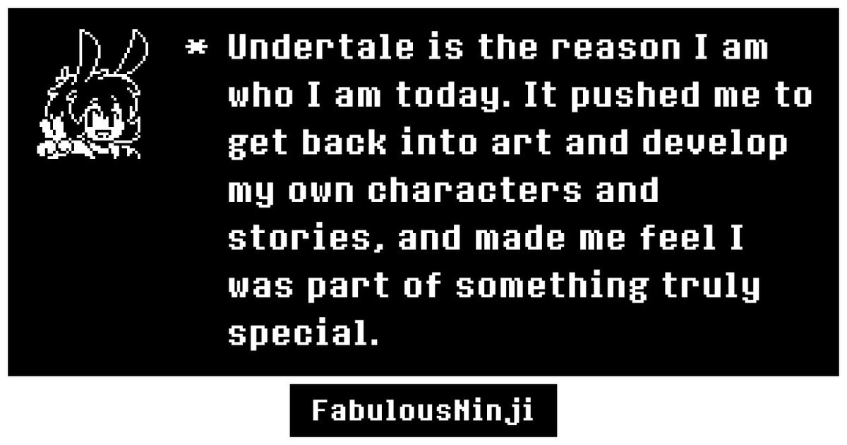 this truly was an UNDERTALE...
