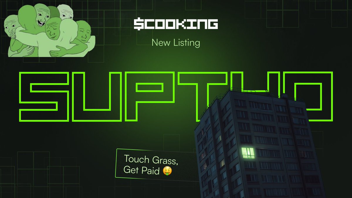 In spirit of those who love to cook.

$COOKING will be an earnable asset on suptho when the platform is live, along with other memecoins.. 

9kAqCwMksJqQ5uw4GnfjPasGCzPdUssVkrcziho5pBLV
