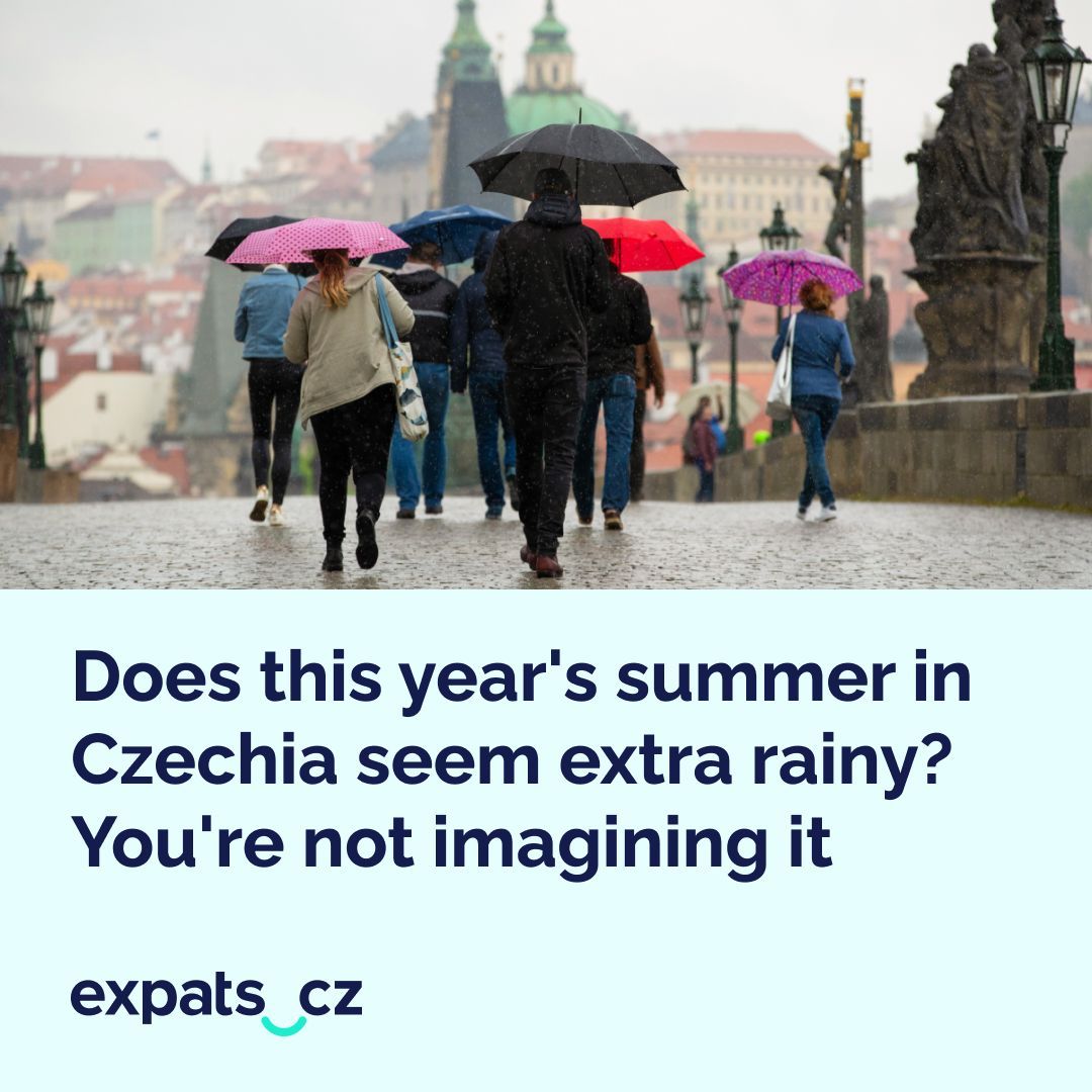 expatscz's tweet image. ⛈️ This summer, along with 2024 and other recent years, have seen more rainfalls and storms than usual.
☔ Experts say that a warmer atmosphere can hold more moisture, which leads to heavier and more downpours when that moisture is released.
Read more: expats.cz/r/hqxtz