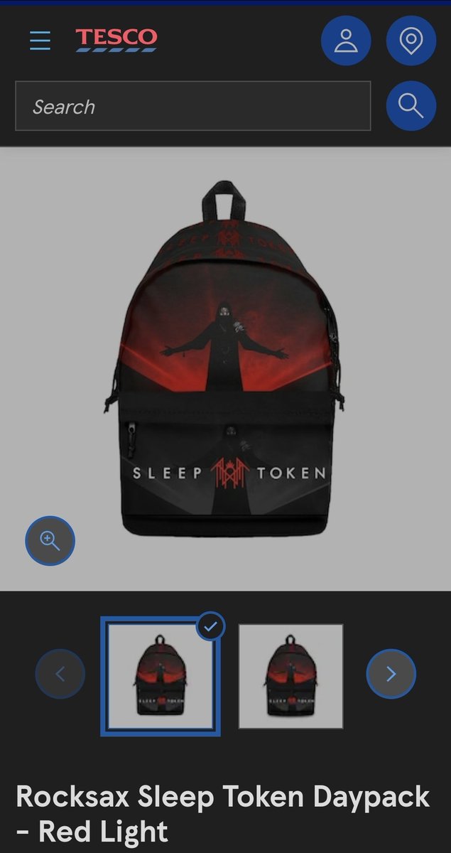 tinkothy's tweet image. sleep token merch at tesco 😭