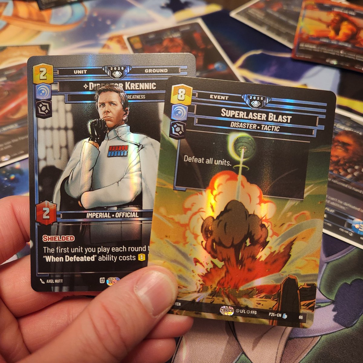 MaindeckGames's tweet image. A quick look at some of the incredible promo cards that go alongside the Galactic Championship!