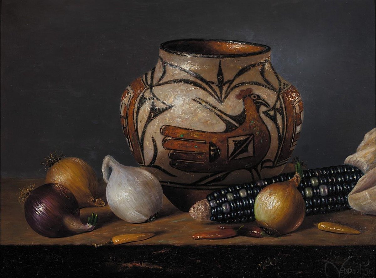 ShabanaMir1's tweet image. Jerry Venditti (American, b. 1942). Santo Domingo (oil on canvas).