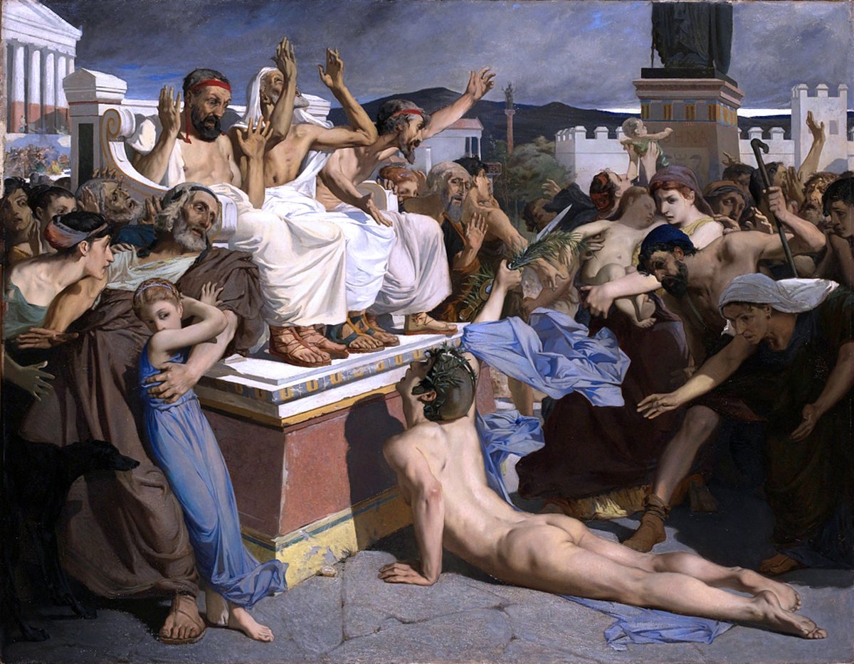 rinconartex's tweet image. «El soldado de Maratón» (Luc-Olivier Merson, 1869).