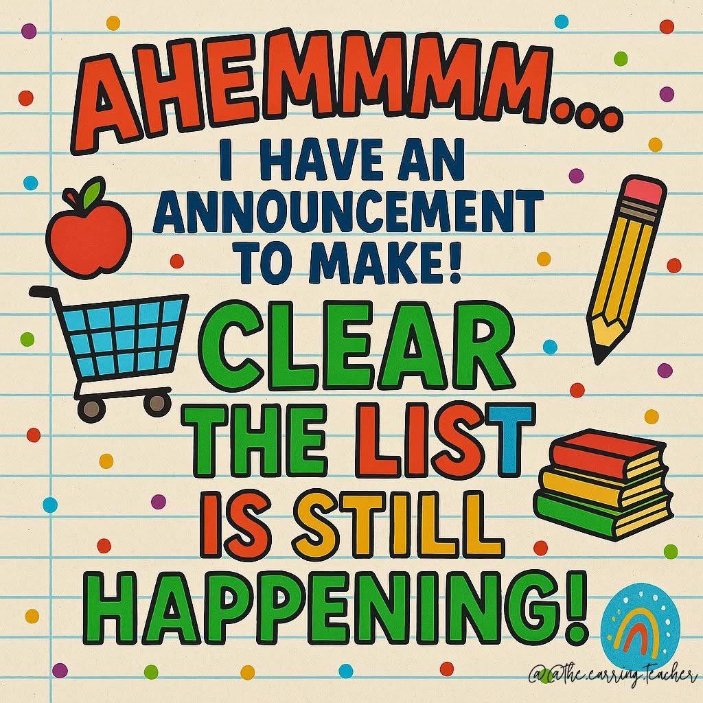 prinessbenji144's tweet image. 📌 4 📌
My list is cleared(only one GC)
We need to help y’all now please
Drop your list, share others,RT this post, tag supporters and donors and let’s help each other.
#clearthelist
#Teachersof𝕏
#SupportTeachers
#BetterTogether